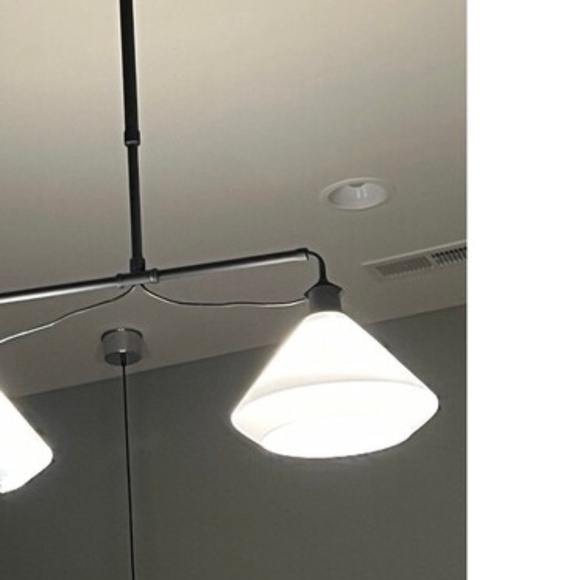 Large Translucent White Light Shade 1.75” Fitter for IKEA Light Fixture - Picture 1 of 4